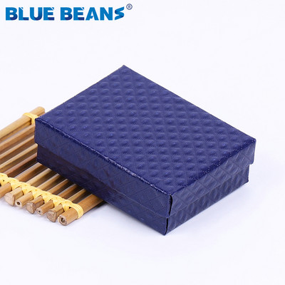 Inel pătrat pentru cercei colier brățară cutie de bijuterii cu model trandafir strălucitor în formă de cutie Fundă Cutie de hârtie Cadou de logodnă cu ridicata