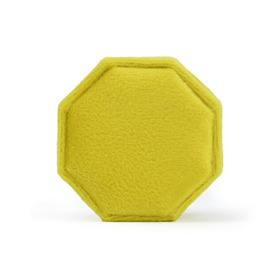 Cutie de bijuterii din catifea octogon Muti Color Trei sloturi Cutie de depozitare cu inele duble Afișare verighetă pentru femei Pachet de cercei cadou