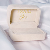 Cutie de inele de flanel personalizata Cutie de bijuterii Cutii de cadou pentru mireasa Cutie de inele de logodna personalizata Cutie de bijuterii de nunta