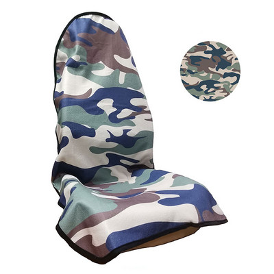 Moetrükk/kamuflaaž autoistme kaitsekate sportimiseks rannas ujumiseks, veekindel, higi imav maasturi veoauto autoistme padi