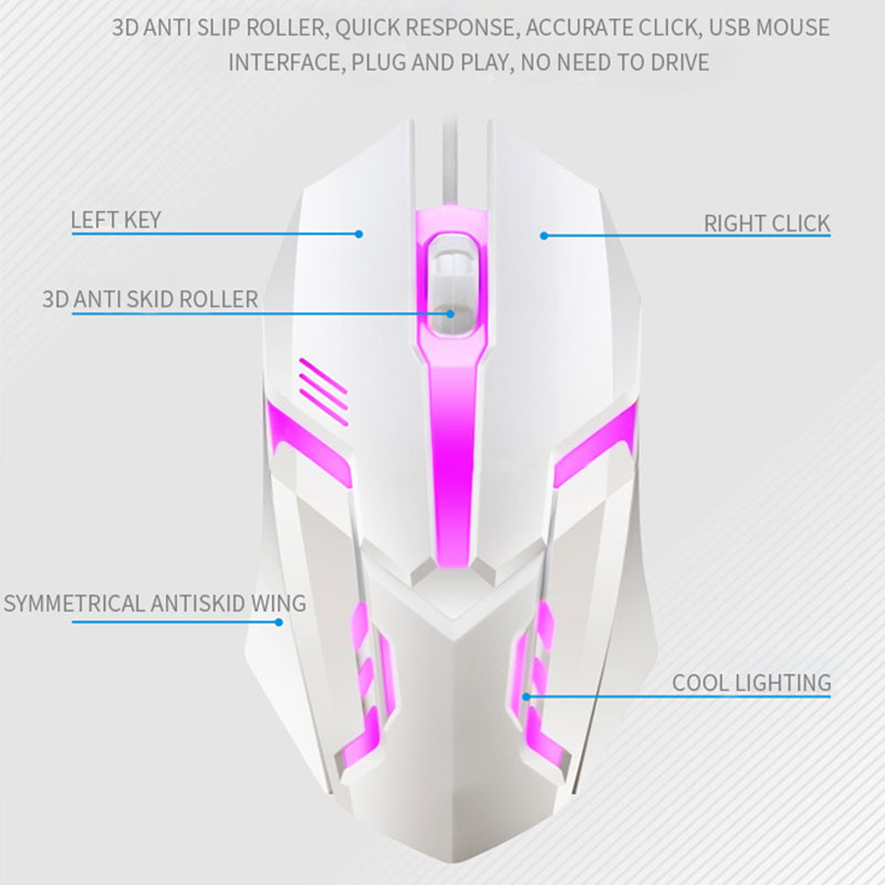 RGB žaidimų klaviatūros žaidėjų klaviatūros ir pelės rinkinys Laidinė mechaninė klaviatūra žaidimų klaviatūros ir pelės derinys, skirtas „Windows“ kompiuterių žaidėjams