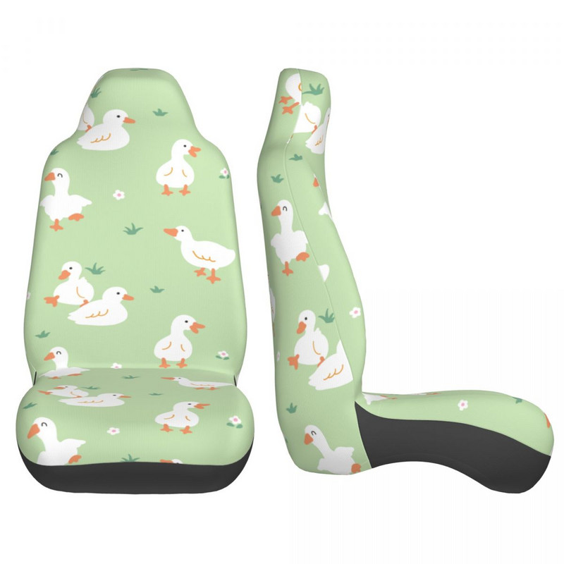 Animacinis filmas mielas anties ir vištienos universalus automobilio sėdynės užvalkalas daugeliui automobilių Moterų automobilių sėdynių užvalkalai poliesterio žvejyba