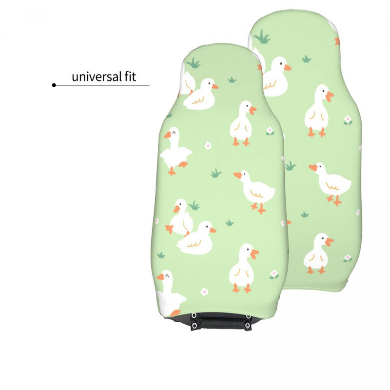 Animacinis filmas mielas anties ir vištienos universalus automobilio sėdynės užvalkalas daugeliui automobilių Moterų automobilių sėdynių užvalkalai poliesterio žvejyba