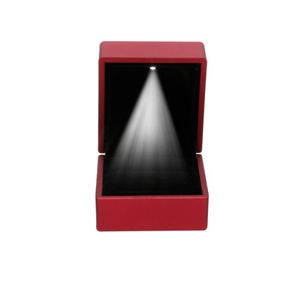 Kihlasõrmuste karbi kõrvarõngad, ehted, sõrmusekarbi ümbris LED-valgustusega kihluspulmakingitus