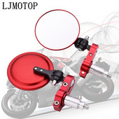Universaalsed mootorrattapeeglid, 3-tolline ümmargune kokkuklapitav varda otsa küljepeegel BMW K1200R HP2 Enduro K1300S/R/GT K1600GT/GTL R1250GS jaoks