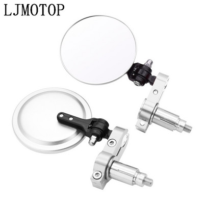 Universaalsed mootorrattapeeglid, 3-tolline ümmargune kokkuklapitav varda otsa küljepeegel BMW K1200R HP2 Enduro K1300S/R/GT K1600GT/GTL R1250GS jaoks