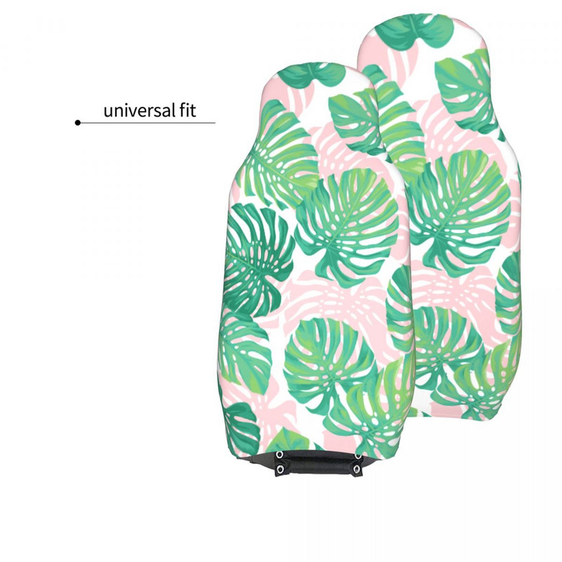 Suvised troopilised palmilehed Universaalne autoistme kate enamiku autode jaoks Naiste autoistme kaitsekangast autotarvikud