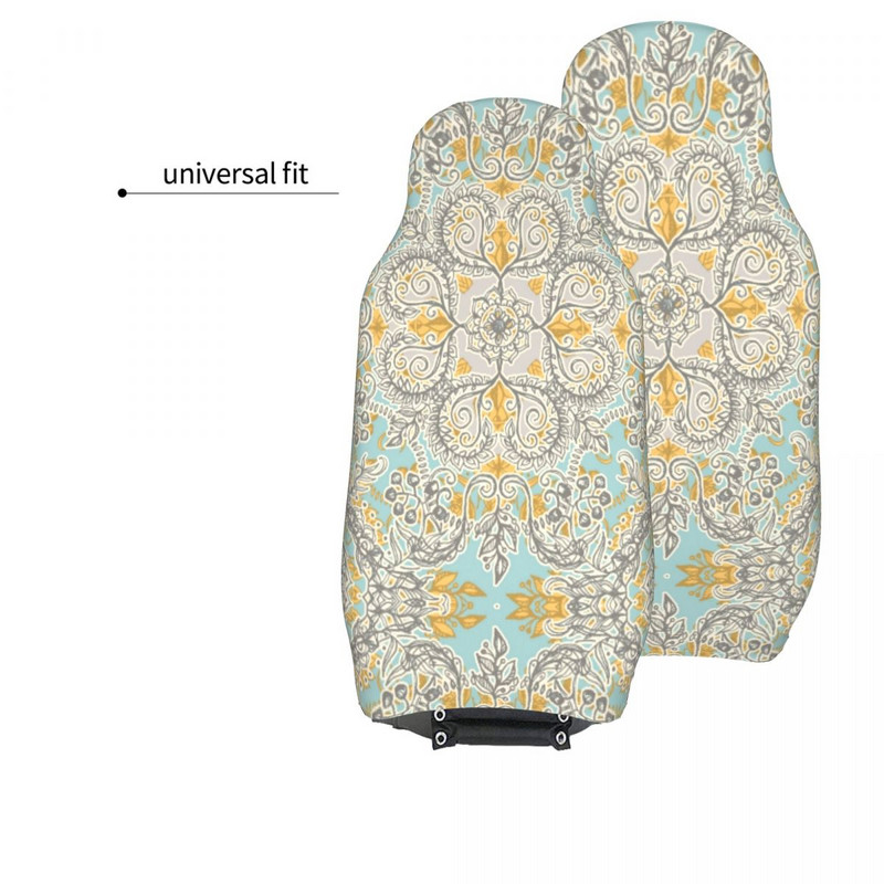 Lilleline BohoUniversal autoistme kate Auto interjöör sobib igat tüüpi mudelitele Bohemian autoistme kaitse polüester jaht