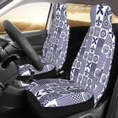 Patchwork plytelės Universalūs automobilio sėdynės užvalkalai, apsaugantys vidaus priedai, skirti visureigiams Bohemian Boho automobilių sėdynių užvalkalai Fiber Hunting