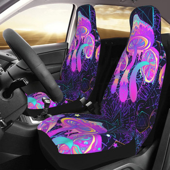 Psychedelic Magic Mushrooms Pattern Universal κάλυμμα καθισμάτων αυτοκινήτου Προστατευτικό εσωτερικού αξεσουάρ Καλύμματα καθισμάτων Πολυεστερικά αξεσουάρ αυτοκινήτου