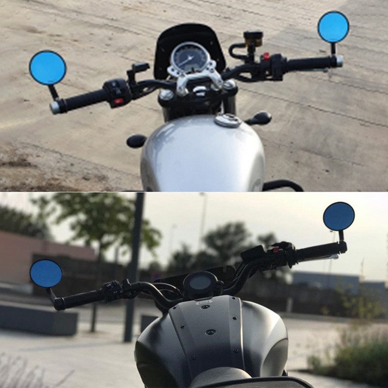1 par motociklističkih retrovizora na kraju retrovizora za upravljače od 22 mm, bočnih retrovizora podesivih 360 stupnjeva za motocikle, skutere