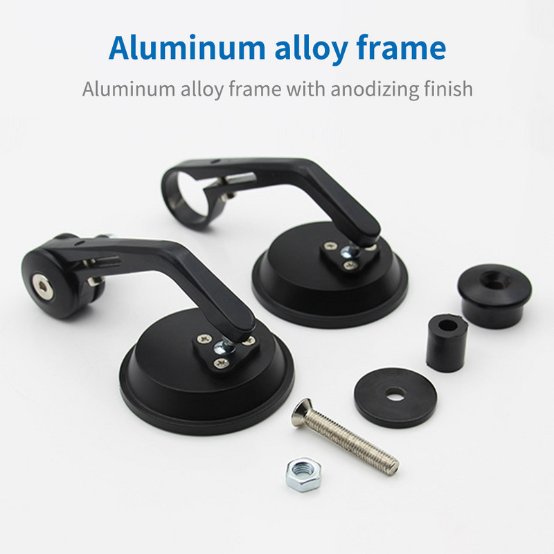 1 par motociklističkih retrovizora na kraju retrovizora za upravljače od 22 mm, bočnih retrovizora podesivih 360 stupnjeva za motocikle, skutere