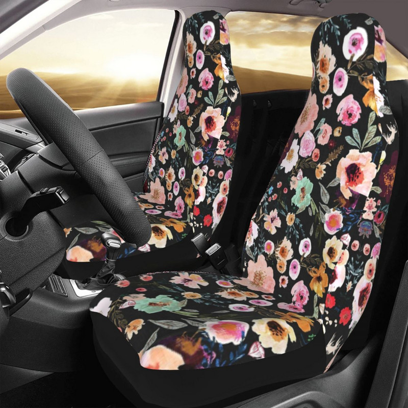 Burst Into Bloom Universaalne autoistme kate Four Seasons jaoks maasturi lillelised lillelised istmekatted kangajahtimiseks