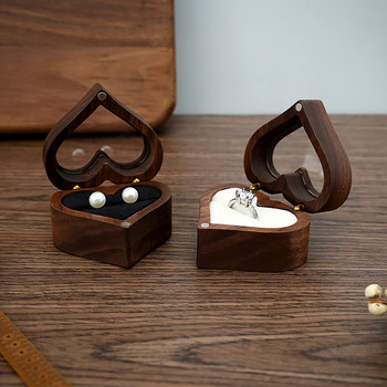 Στάση σε κουτί δώρου Jewelry Heart Design Σκουλαρίκια Ζευγάρι Lover Day συσκευασίας για μικρές επιχειρήσεις διοργανωτής τσαντών