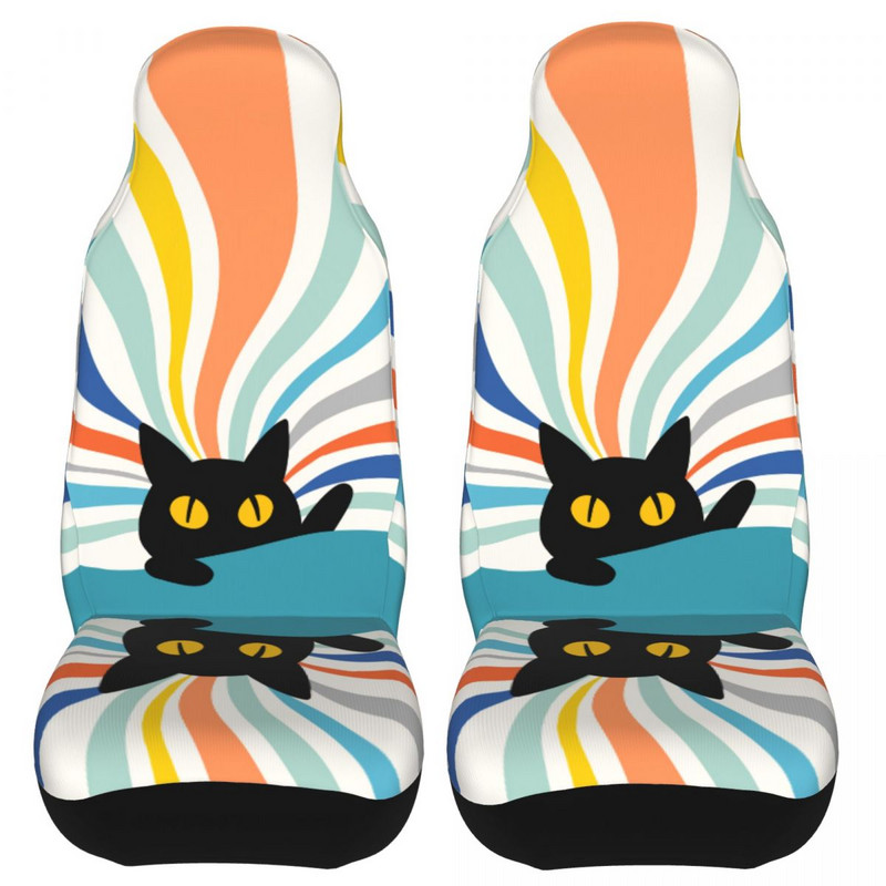 Funny Animal Cat Universalus automobilio sėdynės užvalkalas, atsparus vandeniui AUTOYOUTH Animals, automobilio sėdynės užvalkalas, audinys, automobilio stilius