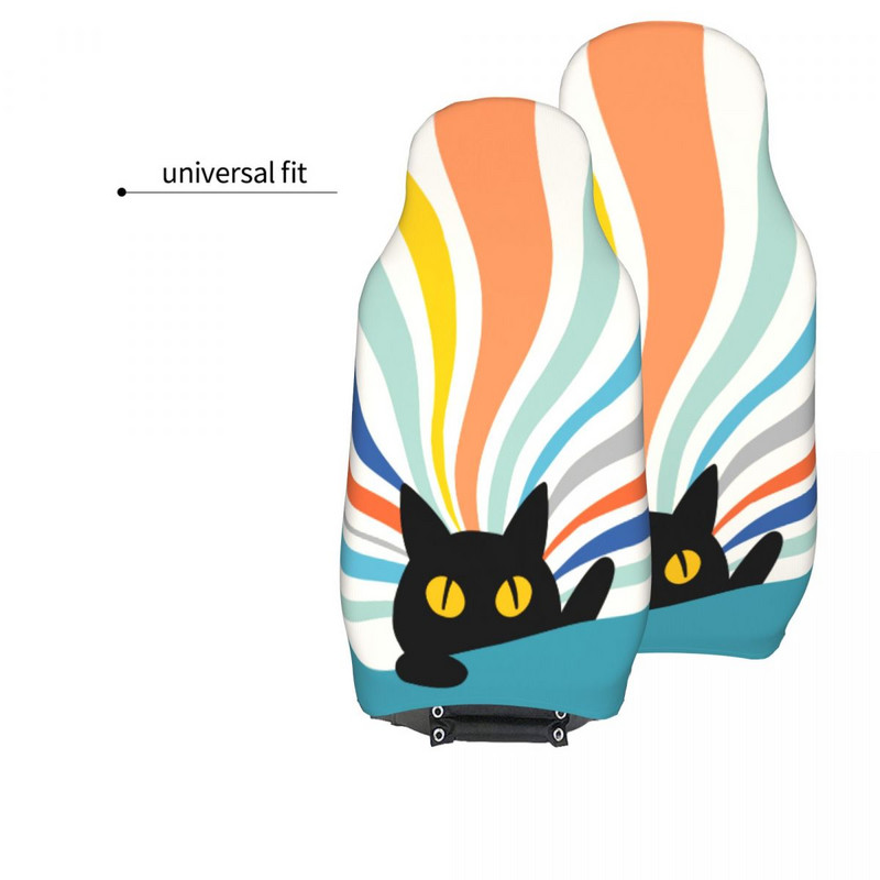 Funny Animal Cat Universalus automobilio sėdynės užvalkalas, atsparus vandeniui AUTOYOUTH Animals, automobilio sėdynės užvalkalas, audinys, automobilio stilius
