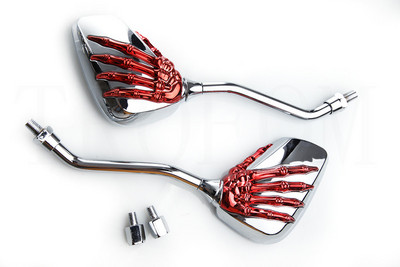 Universaalne mootorratta pealuu käe küünis tahavaate küljepeegel Universaalne sobivuspeegli polt Street Sport Bike Chopper Cruiseri jaoks