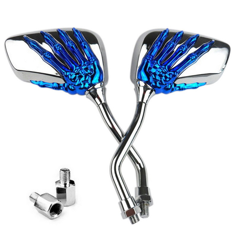 Universaalne mootorratta pealuu käe küünis tahavaate küljepeegel Universaalne sobivuspeegli polt Street Sport Bike Chopper Cruiseri jaoks