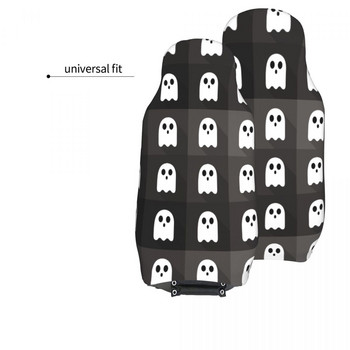 Χαριτωμένο Ghost Halloween Pattern Universal κάλυμμα καθίσματος αυτοκινήτου Αδιάβροχο γυναικείο μαξιλάρι/Κάλυμμα πολυεστέρα Ψάρεμα