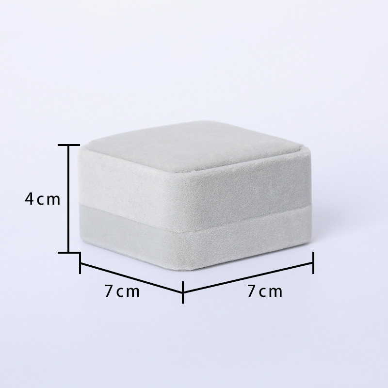 Cutie cadou rafinată de flanel pentru colier, brățară și gleznă