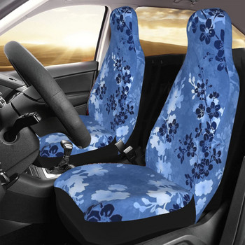 Sakura Blossom Универсален калъф за столче за кола Автомобилен интериор за всички видове модели Защитни капаци за столчета за кола с цветя Fiber Hunting