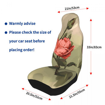 Rose Valentine\'s Day Universal κάλυμμα καθίσματος αυτοκινήτου Four Seasons For All Kinds Μοντέλα Λουλούδια Μαξιλάρι καθίσματος/Κάλυμμα Πολυεστερικό στυλ αυτοκινήτου