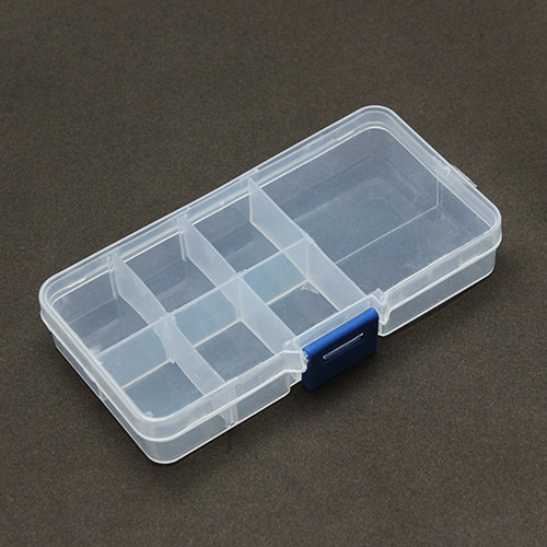 LOULEUR 7 nyílásos (állítható) műanyag ékszeres szerszámos doboz tároló tok kézműves szervező gyöngyök barkács ékszerkészítő csomagolódoboz