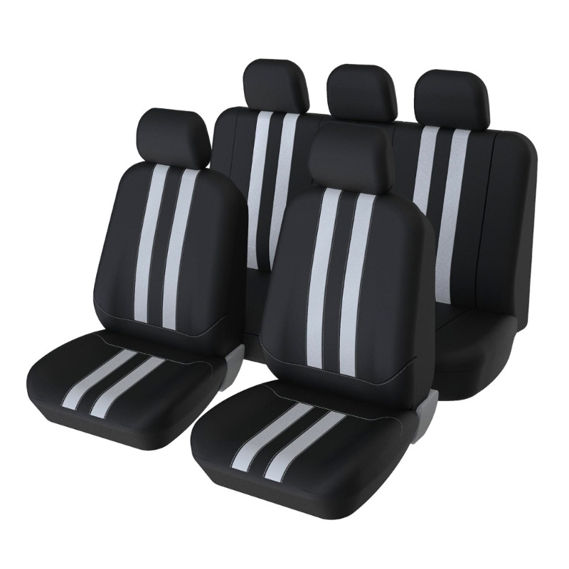 Automobilių užvalkalai Burgundy Universal Fit Combo rinkinys automobiliams, visureigiams ir sunkvežimiams GTWS