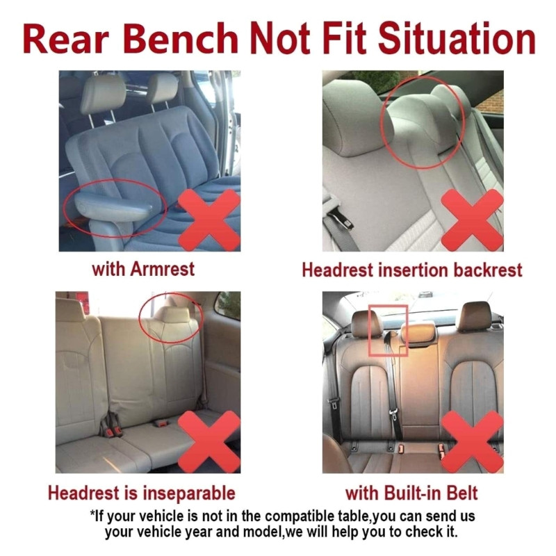 Automobilių užvalkalai Burgundy Universal Fit Combo rinkinys automobiliams, visureigiams ir sunkvežimiams GTWS