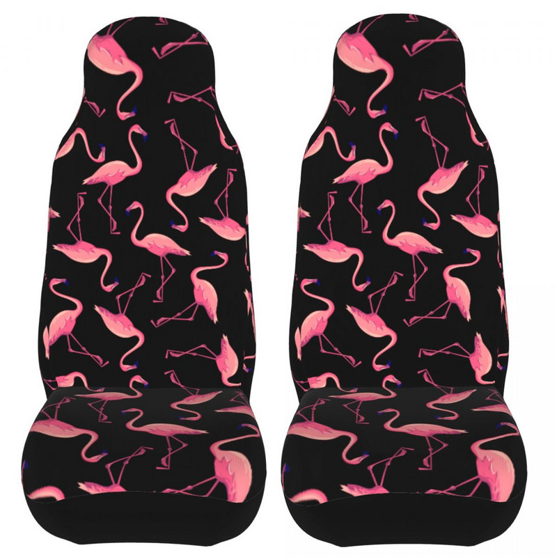 Flamingo Ptica Životinja Univerzalna navlaka za autosjedalicu Interijer automobila Ružičaste navlake za sjedala Poliester Lov Four Seasons Dodaci za automobil