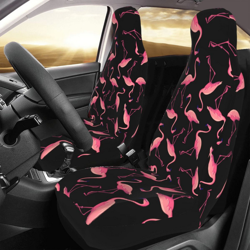 Flamingo Ptica Životinja Univerzalna navlaka za autosjedalicu Interijer automobila Ružičaste navlake za sjedala Poliester Lov Four Seasons Dodaci za automobil