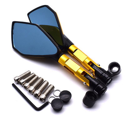 Motociklo universalus 8mm 10mm aliuminio CNC galinio vaizdo veidrodis skirtas KTM Duke 125/200 Duke 390 Yamaha XV750 XV700 XV535 XV250 ir kt.