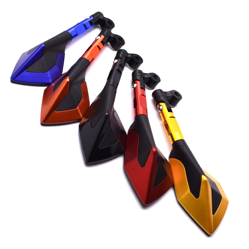 Motociklo universalus 8mm 10mm aliuminio CNC galinio vaizdo veidrodis skirtas KTM Duke 125/200 Duke 390 Yamaha XV750 XV700 XV535 XV250 ir kt.