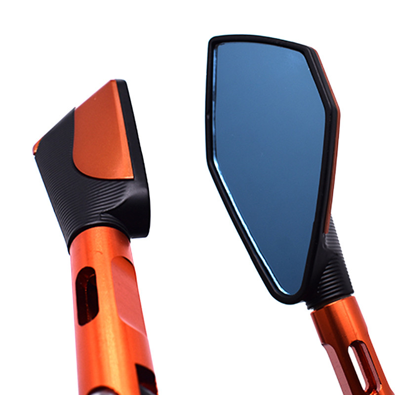 Motociklo universalus 8mm 10mm aliuminio CNC galinio vaizdo veidrodis skirtas KTM Duke 125/200 Duke 390 Yamaha XV750 XV700 XV535 XV250 ir kt.