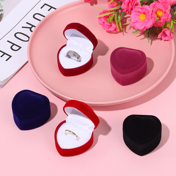 1 τεμ. Flocking Couple Lover Earrings Εμφάνιση Θήκη Δαχτυλίδι Κουτί κολιέ Κουτιά κοσμημάτων Θήκη Δώρα αρραβώνων Δώρα γάμου