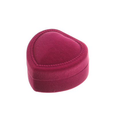 1 bucăți flocat cuplu iubit cercei suport afișaj inele cutie colier cutii bijuterii case container logodna nunta petrecere cadouri