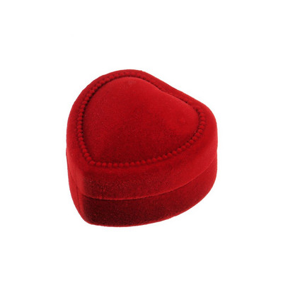 1 bucăți flocat cuplu iubit cercei suport afișaj inele cutie colier cutii bijuterii case container logodna nunta petrecere cadouri