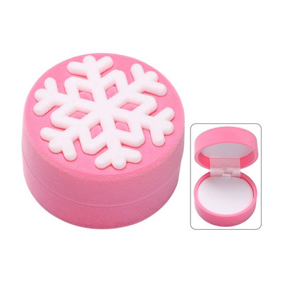 1 bucăți flocat cuplu iubit cercei suport afișaj inele cutie colier cutii bijuterii case container logodna nunta petrecere cadouri