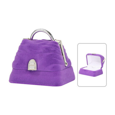 1 bucăți flocat cuplu iubit cercei suport afișaj inele cutie colier cutii bijuterii case container logodna nunta petrecere cadouri