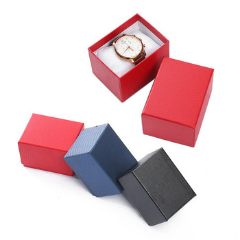 Кутии за опаковане на часовници Поставка за витрини за бижута Кутия за подарък Поставка за бижута Гривна Калъф за съхранение на часовник с възглавница 10,5*7,5*7 см