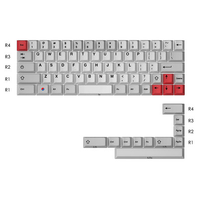 IDOBAO kirss Isiklik profiil Tumehall + helehall klahvikork Must jaapani juuregaSobib mehaanilisele klaviatuurile