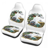 „Ghibli Anime Spirited Away Dragon“ universalūs automobilių sėdynių užvalkalai tinka bet kokiam sunkvežimio visureigiui „Hayao Miyazaki Bucket“ sėdynės apsauginis užvalkalas