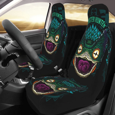 Pukei Monster Hunter World universalus automobilio sėdynės užvalkalas Four Seasons Travel Dragon Hunting Game Sėdynės pagalvėlė Audinys Sėdynės Apsauga