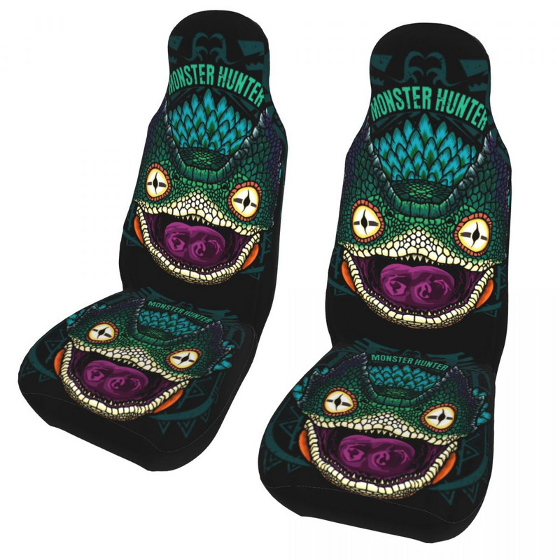 Pukei Monster Hunter World universalus automobilio sėdynės užvalkalas Four Seasons Travel Dragon Hunting Game Sėdynės pagalvėlė Audinys Sėdynės Apsauga