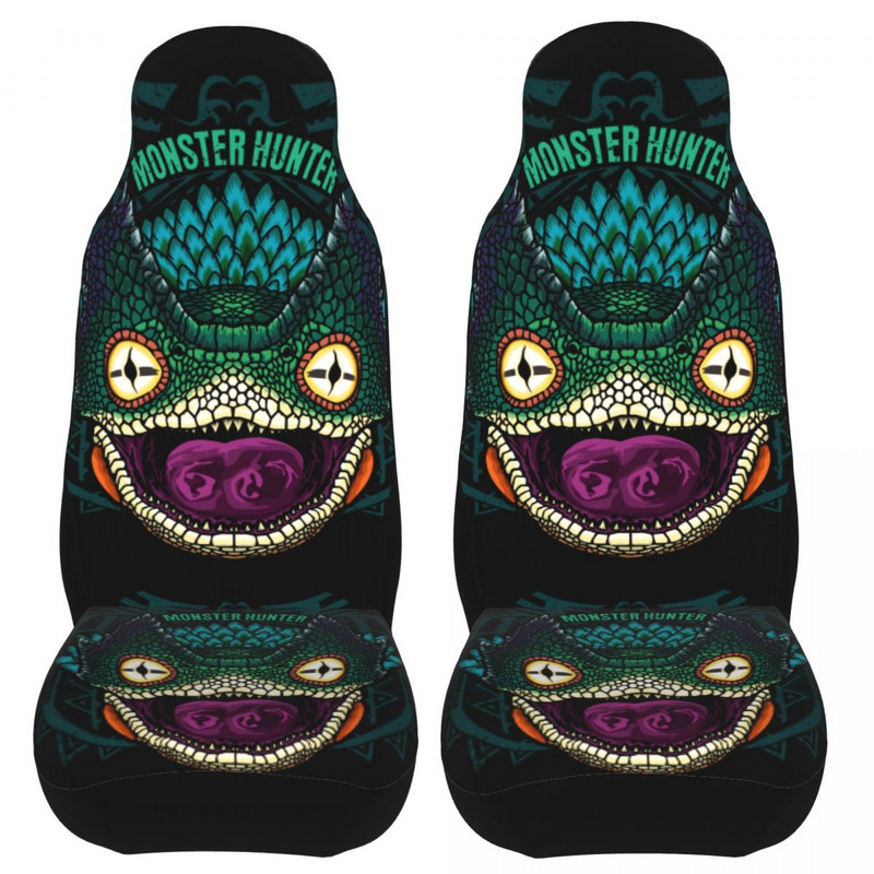 Pukei Monster Hunter World universalus automobilio sėdynės užvalkalas Four Seasons Travel Dragon Hunting Game Sėdynės pagalvėlė Audinys Sėdynės Apsauga
