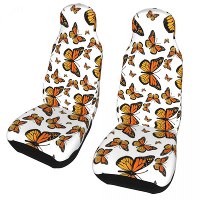Κάλυμμα καθισμάτων αυτοκινήτου Monarch Butterfly Universal Four Seasons Κατάλληλο για όλα τα είδη Μοντέλα Καλύμματα καθισμάτων αυτοκινήτου Υφασμάτινο προστατευτικό καθισμάτων
