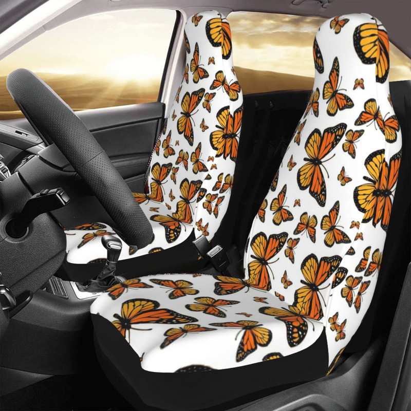 Κάλυμμα καθισμάτων αυτοκινήτου Monarch Butterfly Universal Four Seasons Κατάλληλο για όλα τα είδη Μοντέλα Καλύμματα καθισμάτων αυτοκινήτου Υφασμάτινο προστατευτικό καθισμάτων