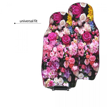 Многоцветни рози Природа Цвете Универсален калъф за столче за кола Водоустойчив дамски калъф за седалка Полиестер Лов
