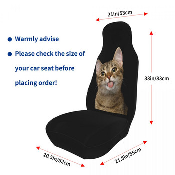 Портрет на домашна котка Универсално покривало за столче за кола Four Seasons Пътуване Сладки котенца Калъфи за столчета за кола Полиестерни аксесоари за кола
