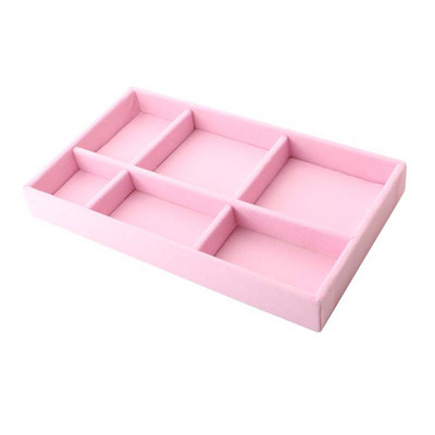 Nova baršunasta ladica za pohranjivanje nakita za narukvice, naušnice, ogrlice, organizatori prstenova, radna površina, klasifikacijska ladica, ladica, kutija s ladicama